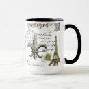 Recherche de tour eiffel vintage tasses Cru