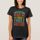 Recherche de trois soeurs tshirts Peur