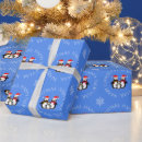 Recherche de pingouin heureux papier cadeau Oiseaux