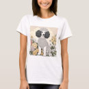 Recherche de caniche tshirts Fleurs