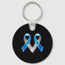 Recherche de sonnerie bleue porteclés Sensibilisation