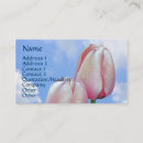 Recherche de tulipes roses cartes visite Customer