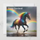 Recherche de de cheval invitations Coloré