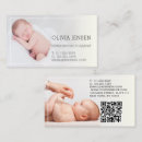 Recherche de nouveau bébé cartes visite Photographe