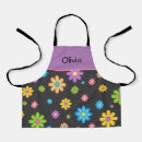 Recherche de fleur pourpre tabliers Girl