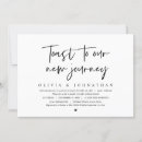 Recherche de voyage mariage invitations Noir et blanc