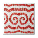 Recherche de mosaïque carreaux Rouge