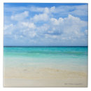 Recherche de décor de de plage carreaux Bleu