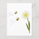 Recherche de petites abeilles cartes postales Mignon