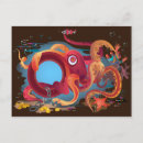 Recherche de caractère cartes postales Illustration