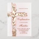 Recherche de sacrement invitations Rose