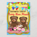 Zoek naar teddybeer picknick uitnodigingen Sjabloon