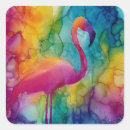 Recherche de oiseau abstrait autocollants Tropical