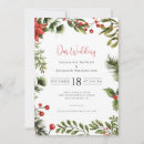 Recherche de poinsettia mariage invitations Mistletoe