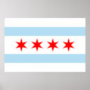 Recherche de drapeau de chicago posters Drapeaux