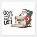Recherche de liste de santa autocollants Xmas