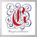 Recherche de la g posters Monogramme