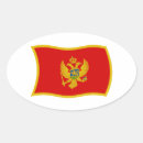 Recherche de monténégro autocollants Drapeau du monténégro