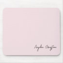 Recherche de signatures tapis souris Minimaliste