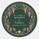 Recherche de de de ros mariage autocollants Monogramme