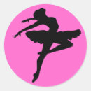 Recherche de danse classique autocollants Silhouette