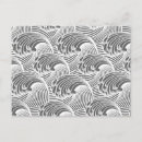 Recherche de motif de vague cartes postales Japonais