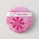 Recherche de marguerites roses badges Mignon