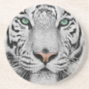 Recherche de tigre blanc dessous de verres Yeux