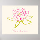 Recherche de fleur de lotus rose posters Floral