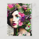 Recherche de jolie femme cartes postales Vintage