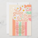 Recherche de partie des années 60 invitations Rose et orange