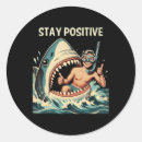 Recherche de requin drôle autocollants Été