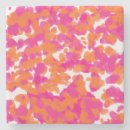 Recherche de rose fuchsia de dessous de verres Coloré