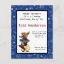 Recherche de cowboys et indiens invitations Cow girl
