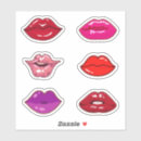 Zoek naar grote lippen stickers Glanzend