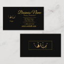 Recherche de or standard cartes visite Noir