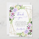 Recherche de rayures violettes vœux cartes Fleurs