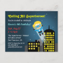 Recherche de héros invitations Coloré