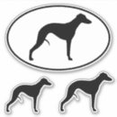Recherche de whippet voiture autocollants Animaux