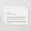 Recherche de fiche invitations Noir et blanc