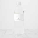 Recherche de bouteilles eau étiquettes Monogramme
