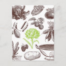 Recherche de légumes vintages cartes postales Victorien