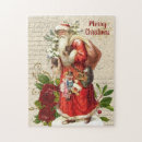 Zoek naar vintage christmas puzzels Santa