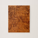 Recherche de continents puzzles Vintage