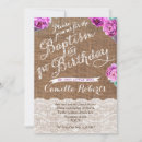 Recherche de baptême 1ans anniversaire invitations Fille