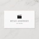 Zoek naar clapperboard visitekaartjes Filmmaker