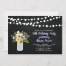 Recherche de tableau anniversaire invitations Rustique