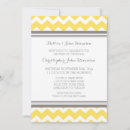Recherche de chevron gris jaune invitations Garçon
