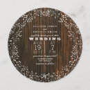 Recherche de en bois de grange mariage invitations Rustique