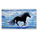 Recherche de cheval bleu cartes visite Blanc